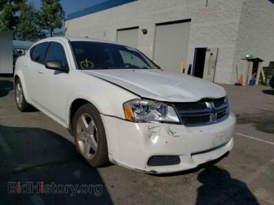 2014 Dodge AVENGER Avenger SE, белый — VIN 1C3CDZAB9EN202064, Copart