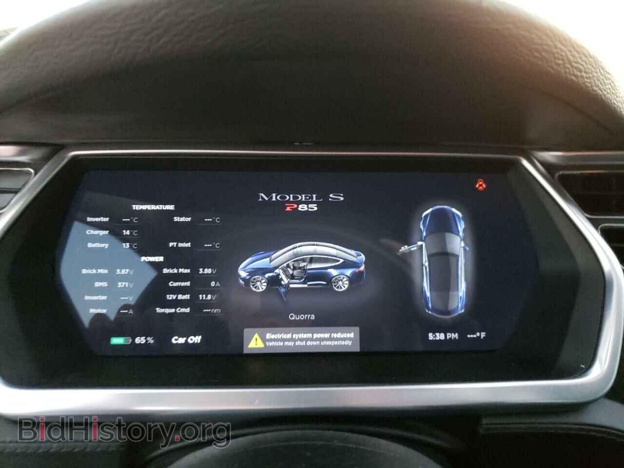 2012 TESLA MODEL S - VIN: 5YJSA1DP4CFP03156 - Фото 9