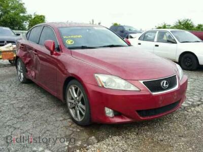 2008 Lexus IS250 IS 250, темно-бордовый — VIN JTHBK262882058914, Copart