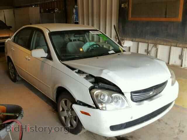 2007 Kia OPTIMA Optima LX/ (VIN KNAGE123075151699) — photo 1 of 10, Copart, damage: front end
