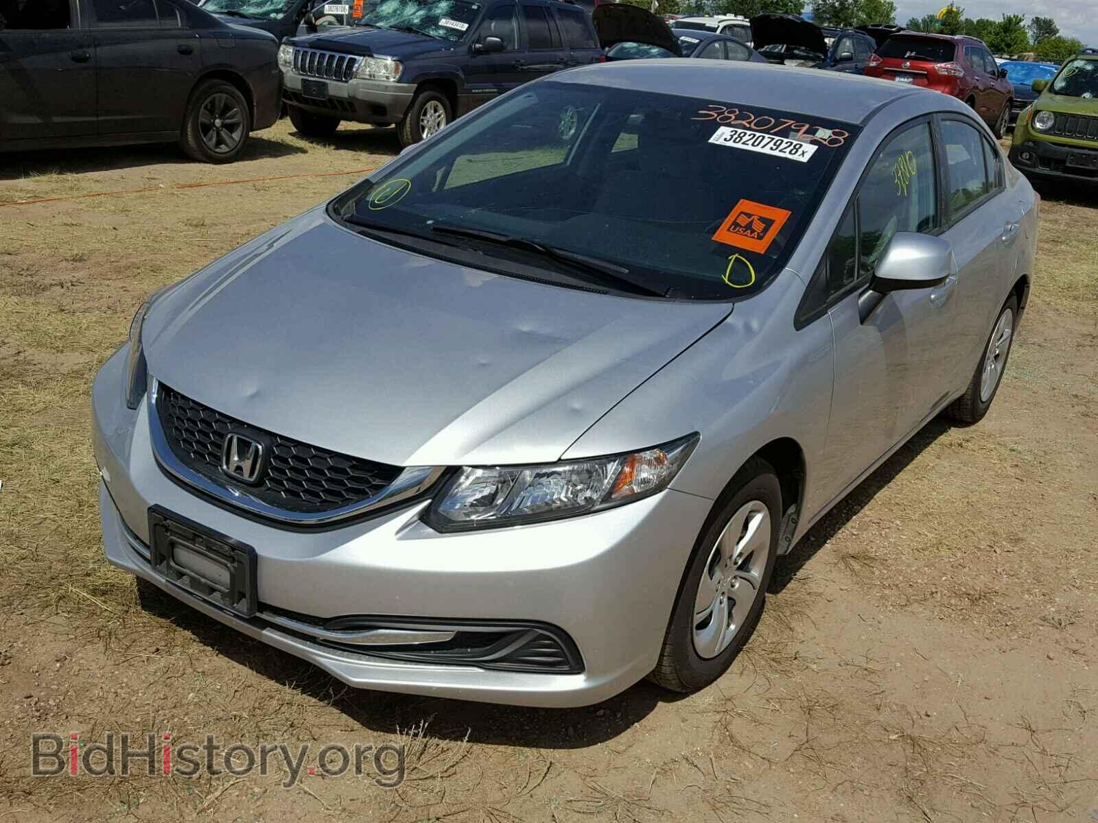 2013 HONDA CIVIC - VIN: 19XFB2F54DE096277 - Фото 2