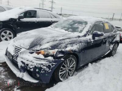 2014 Lexus IS IS 250, синий — VIN JTHCF1D23E5002914, Copart