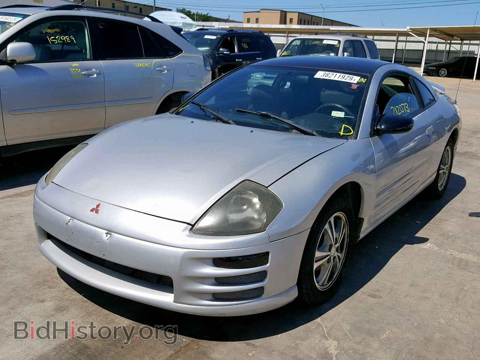 2001 MITSUBISHI ECLIPSE - VIN: 4A3AC34G01E124288 - Фото 2