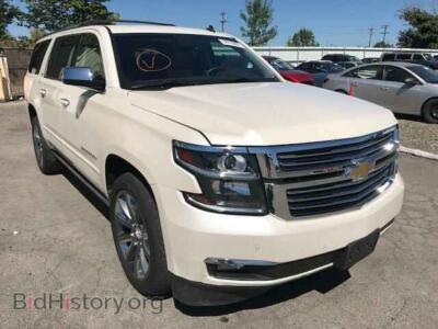 2015 Chevrolet SUBURBAN K1500 Subu, белый — VIN 1GNSKKKC8FR199428, Copart