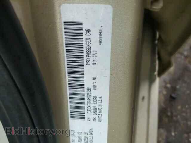2010 CHRYSLER SEBRING - VIN: 1C3CC4FB7AN229398 - Photo 10
