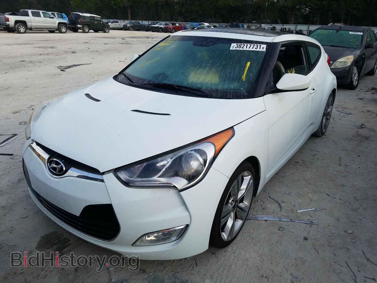 2012 HYUNDAI VELOSTER - VIN: KMHTC6AD1CU071127 - Фото 2