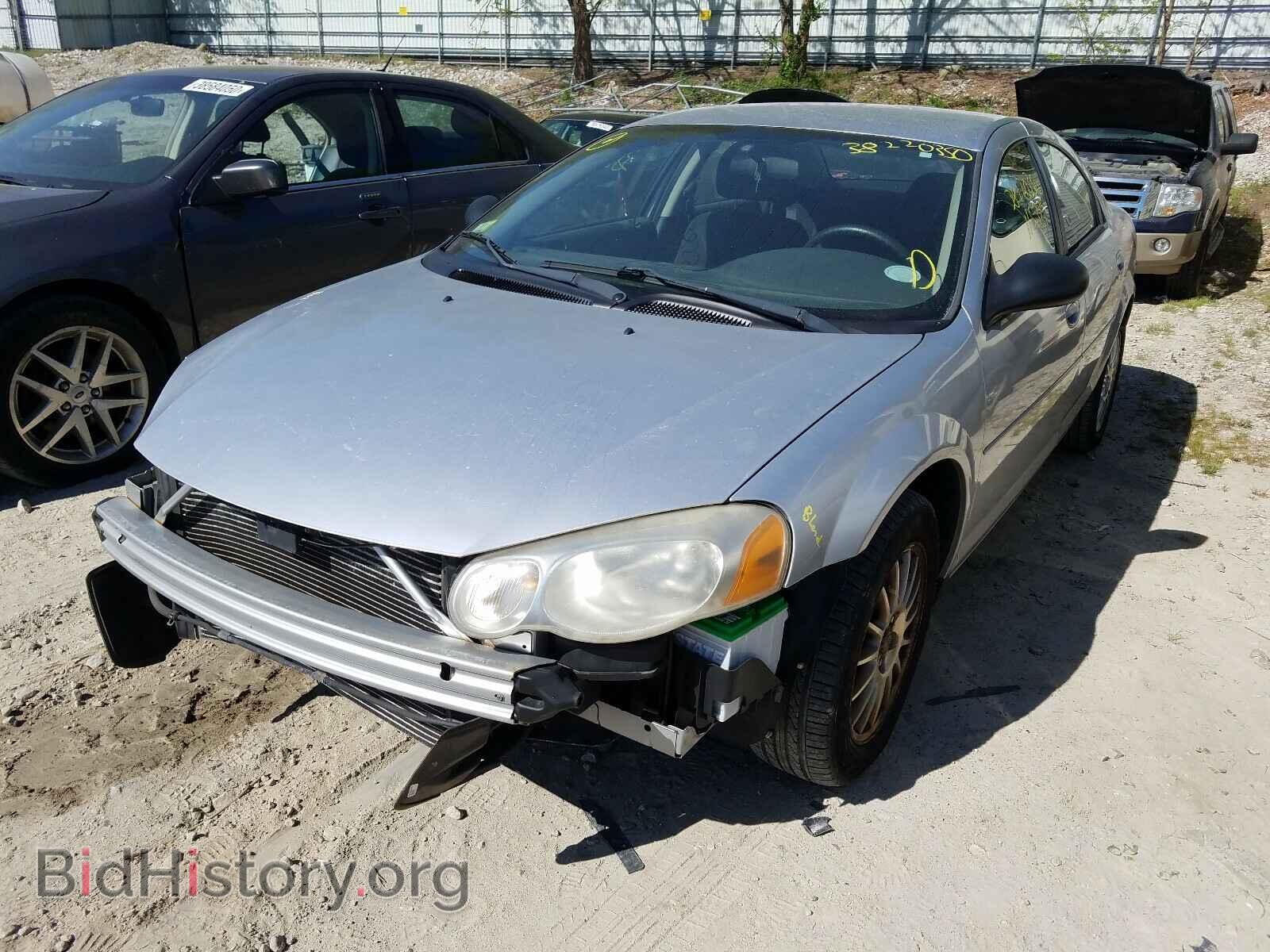 2005 CHRYSLER SEBRING - VIN: 1C3EL46X25N510924 - Фото 2
