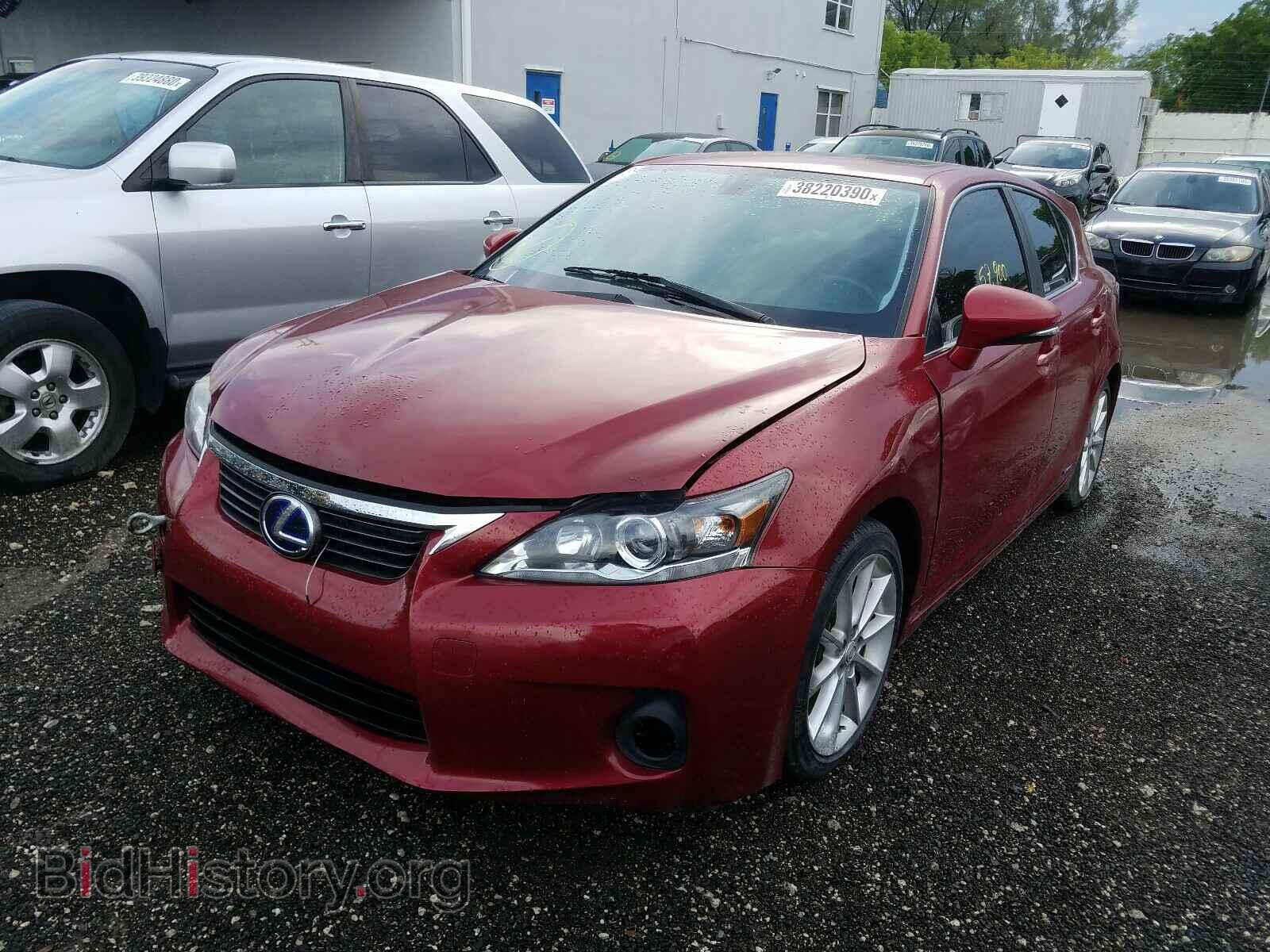 2011 LEXUS CT 200 - VIN: JTHKD5BH3B2029950 - Фото 2
