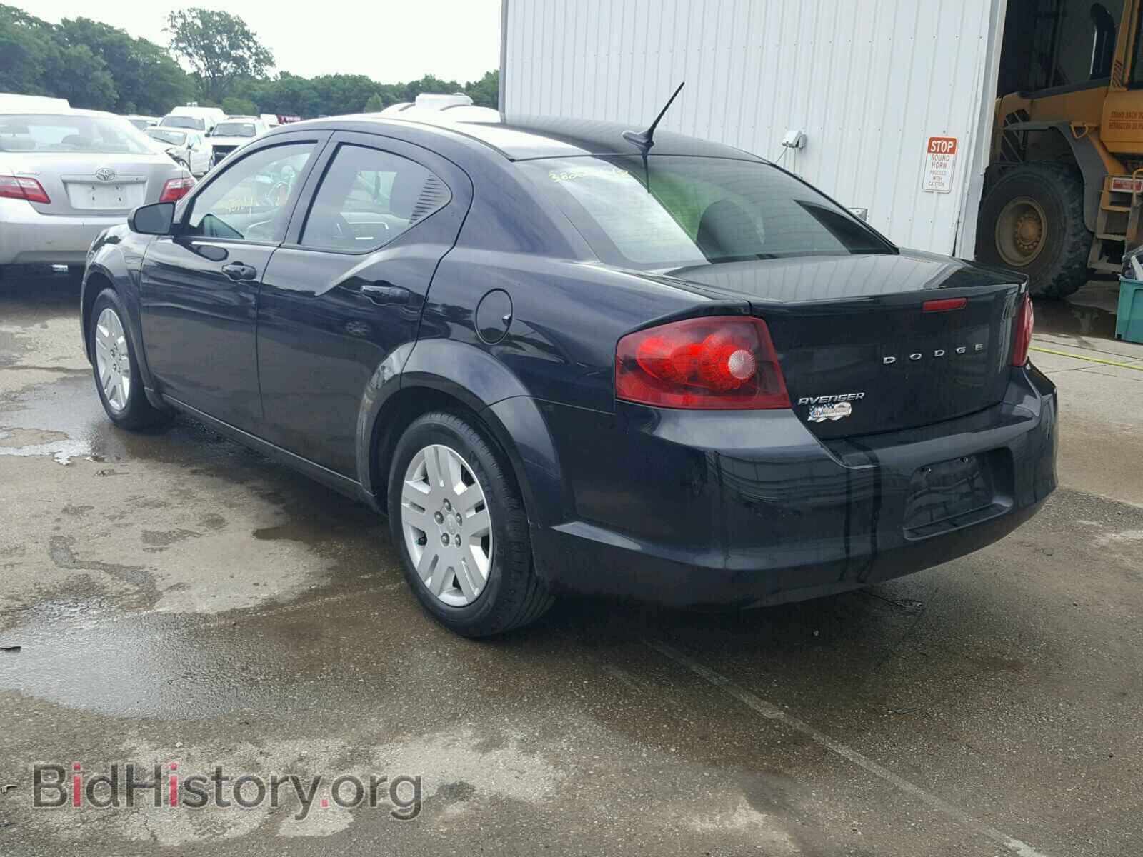 2014 DODGE AVENGER - VIN: 1C3CDZABXEN109473 - Фото 3