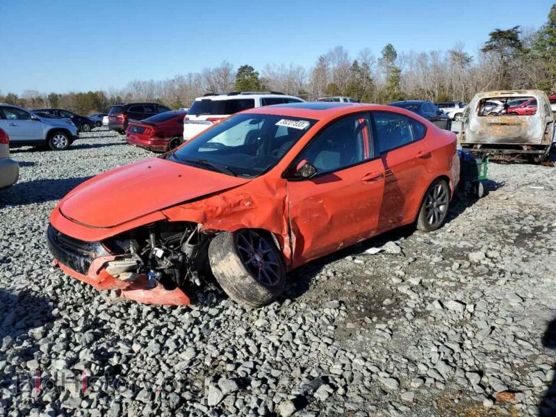2016 Dodge DART Dart SXT S (VIN 1C3CDFFA1GD822575) — фото 1 из 12, Copart, повреждение: передняя часть