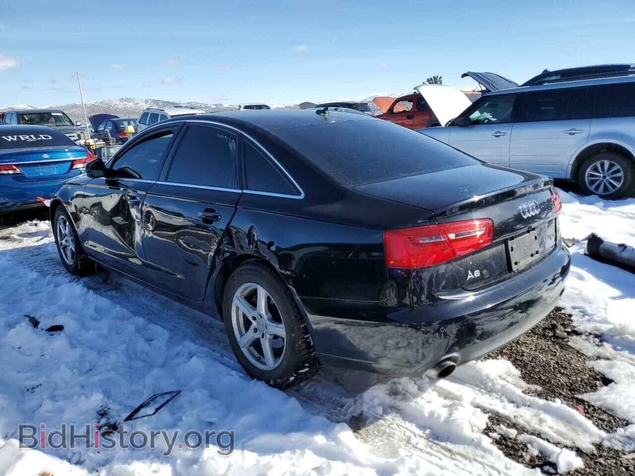 2013 AUDI A6 - VIN: WAUGFAFC8DN054690 - Фото 2