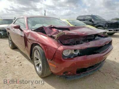 2019 Dodge CHALLENGER, бордовый — VIN 2C3CDZAG8KH615996, Copart