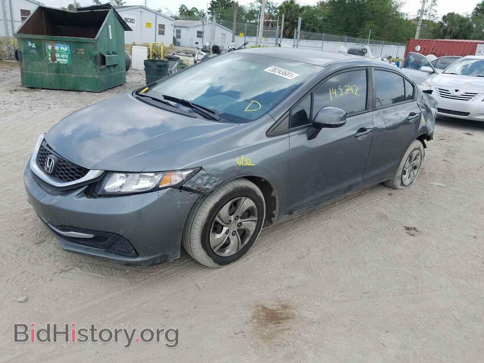 2013 HONDA CIVIC - VIN: 19XFB2F58DE100413 - Фото 2