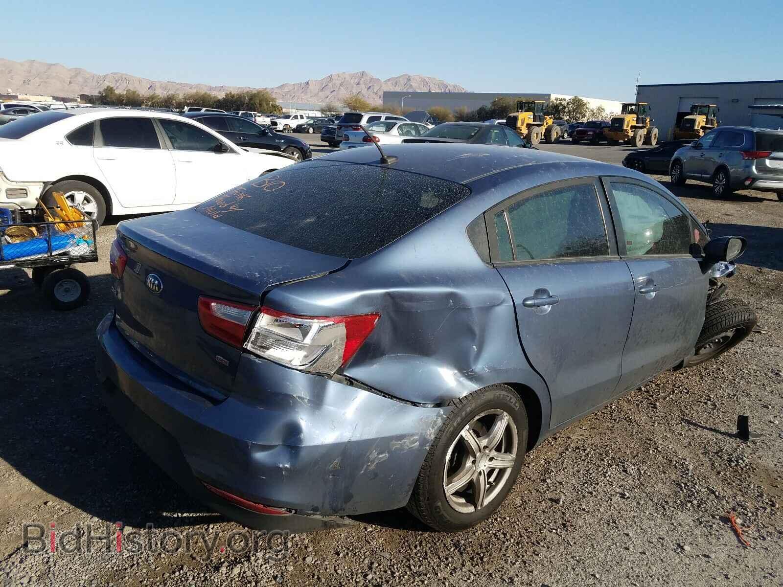 2016 KIA RIO - VIN: KNADM4A30G6633978 - Фото 4