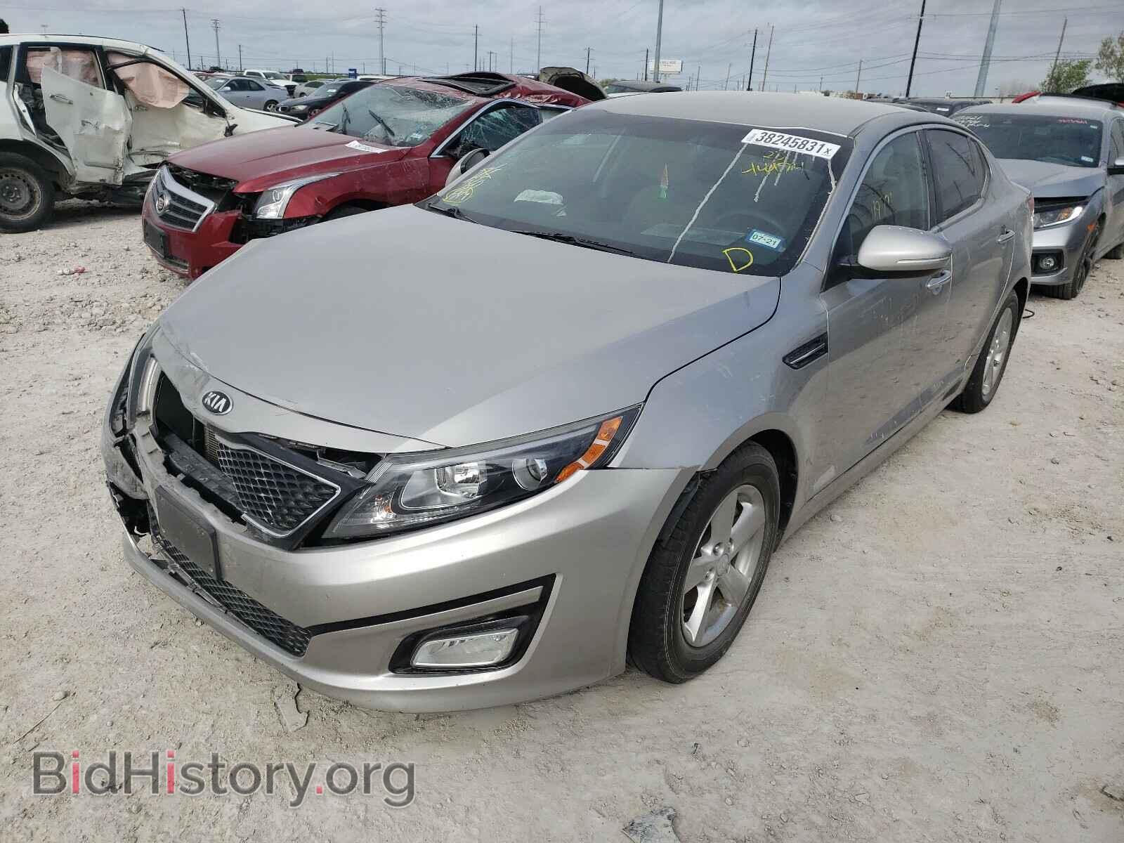 2015 KIA OPTIMA - VIN: 5XXGM4A76FG449731 - Фото 2