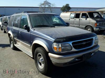 1998 Ford EXPLORER, blue — VIN 1FMZU35P0WZA31428, Copart