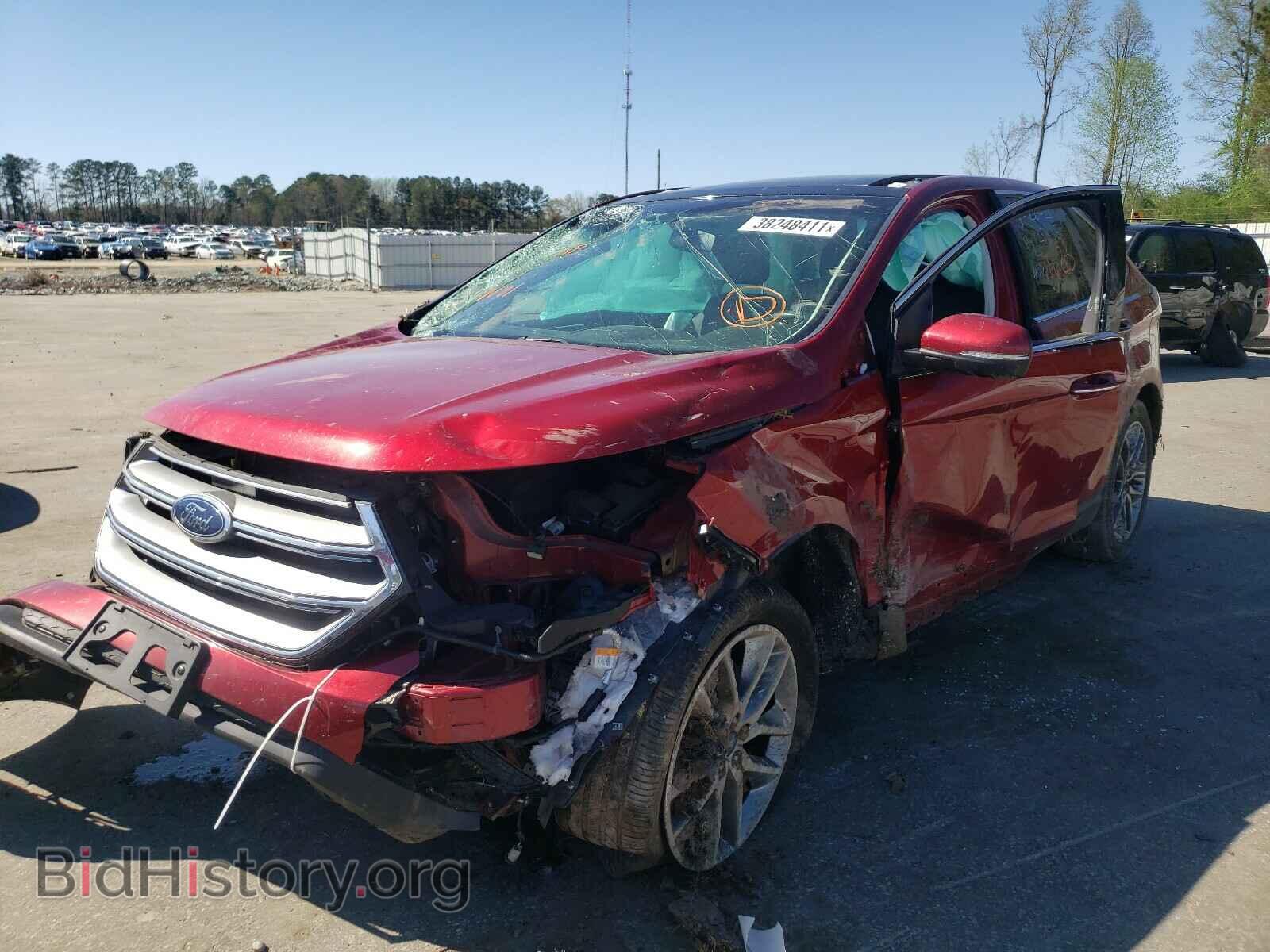 2015 FORD EDGE - VIN: 2FMTK4K80FBB89754 - Фото 2