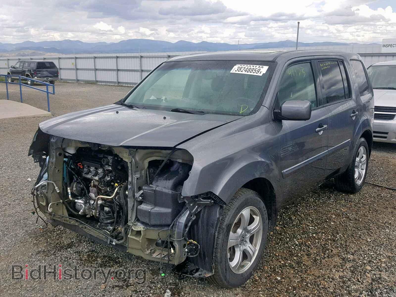 2012 HONDA PILOT EXL - VIN: 5FNYF4H67CB025386 - Фото 2