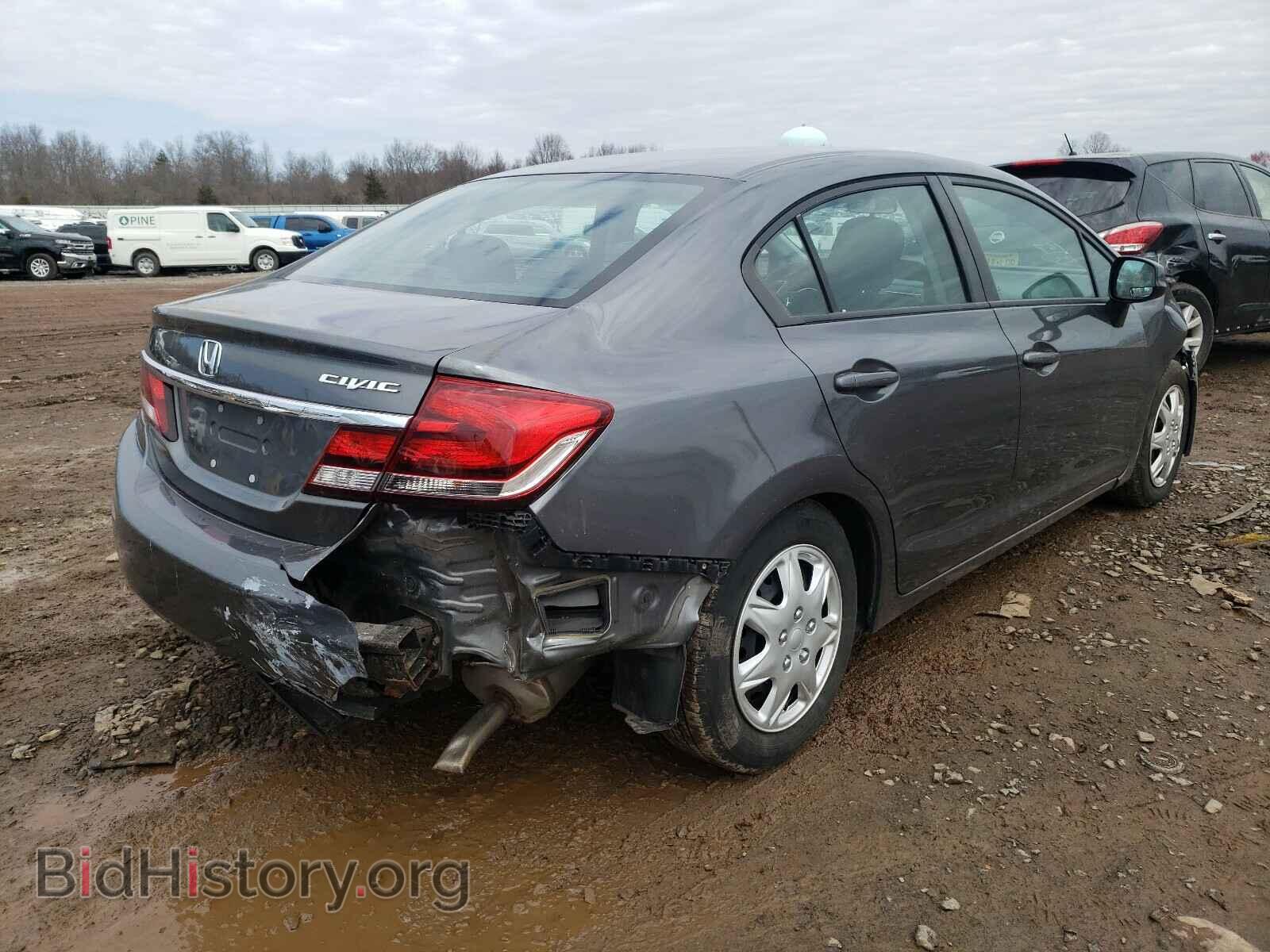 2013 HONDA CIVIC - VIN: 19XFB2F56DE258586 - Фото 4