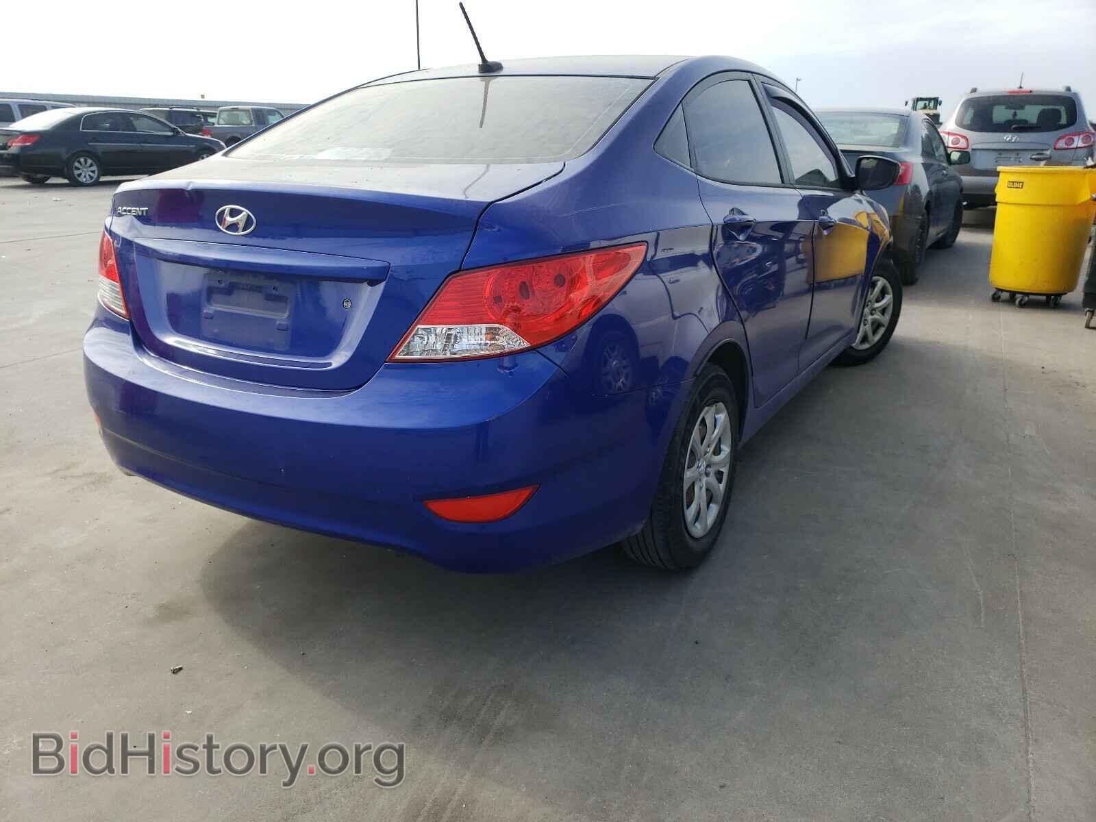 2013 HYUNDAI ACCENT - VIN: KMHCT4AE4DU307333 - Фото 4