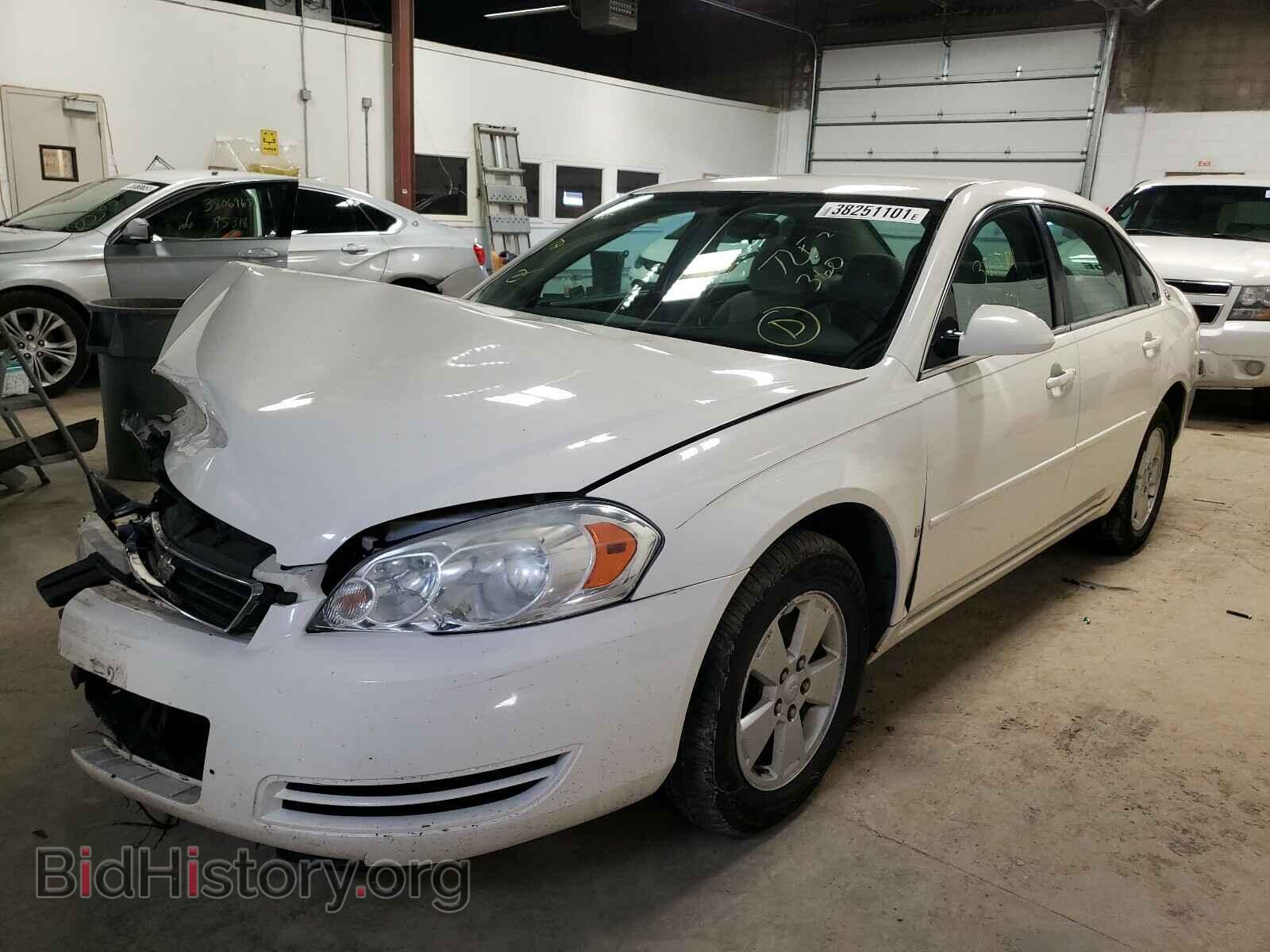 2007 CHEVROLET IMPALA - VIN: 2G1WT58NX79294580 - Фото 2