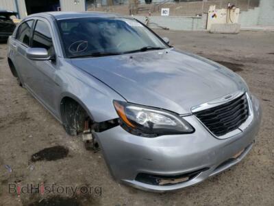 2013 Chrysler 200 200 Tourin, серебристый — VIN 1C3CCBBB2DN627794, Copart