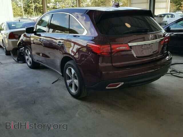 2014 ACURA MDX - VIN: 5FRYD4H25EB030204 - Фото 3