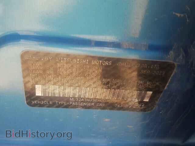2014 MITSUBISHI MIRAGE - VIN: ML32A3HJ3EH007007 - Фото 10