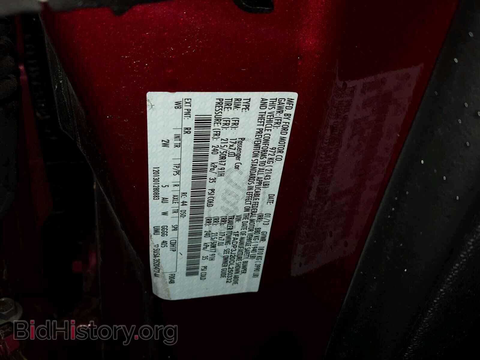 2013 FORD FOCUS - VIN: 1FADP3J20DL250332 - Photo 10