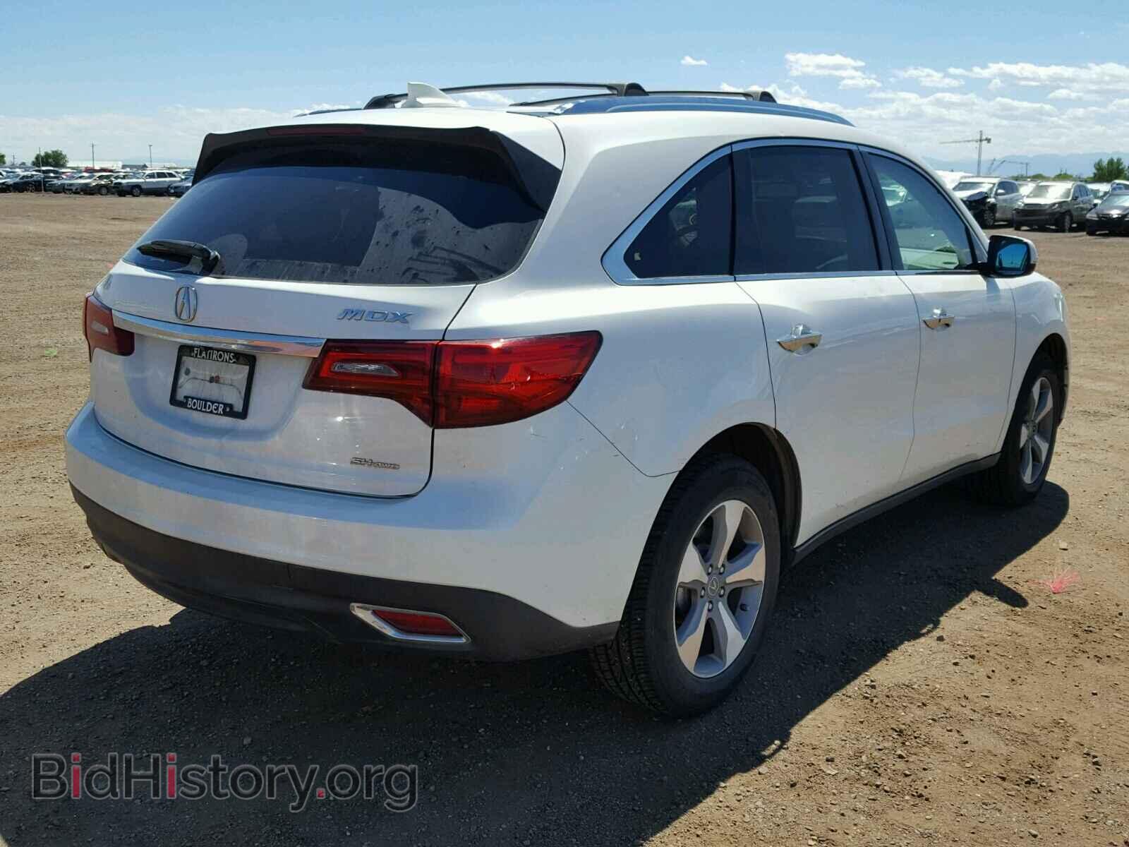 2014 ACURA MDX - VIN: 5FRYD4H25EB022684 - Фото 4