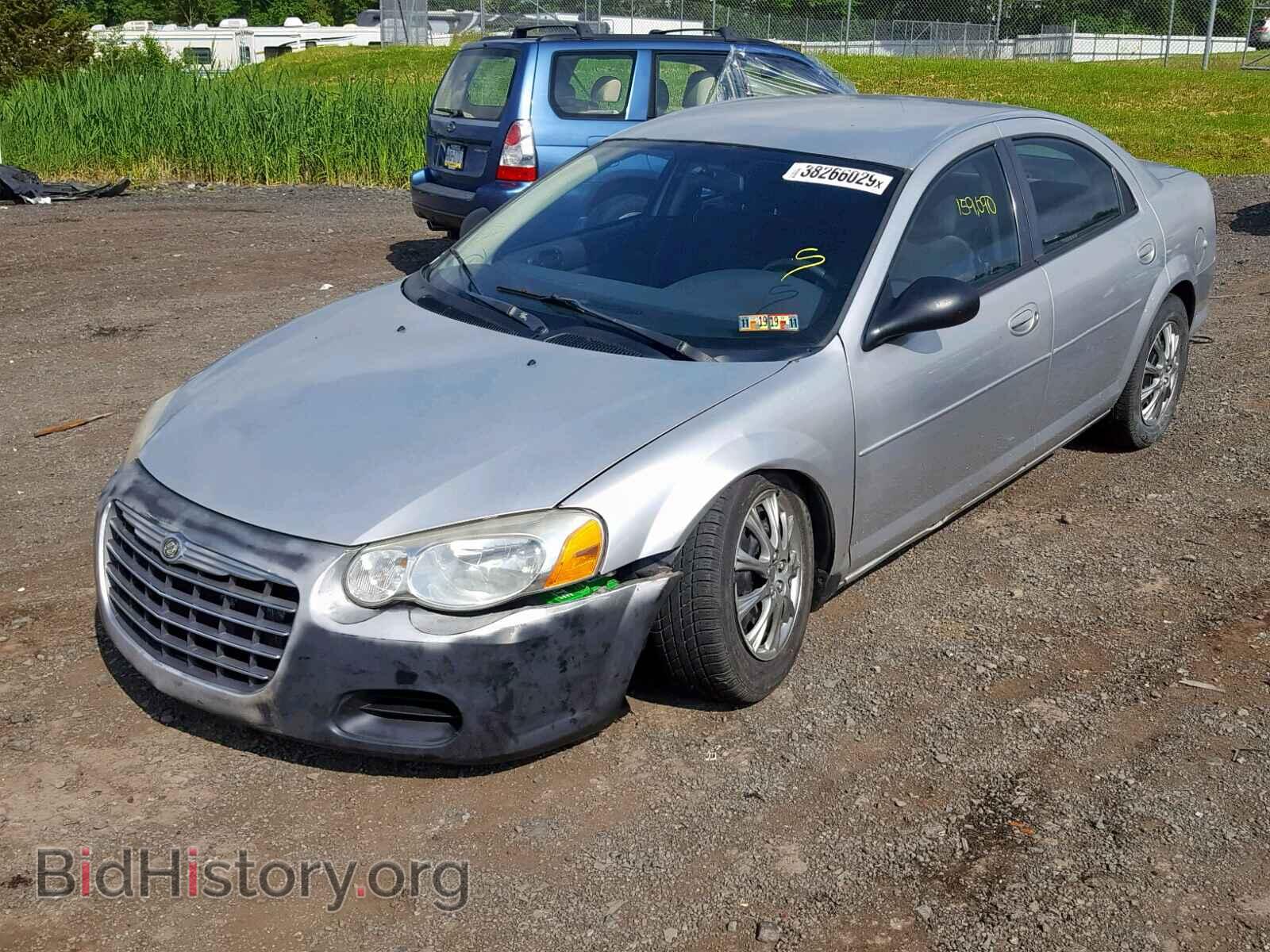 2006 CHRYSLER SEBRING - VIN: 1C3EL46X96N103751 - Фото 2