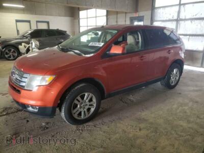 2008 Ford EDGE SEL, orange — VIN 2FMDK48C58BA59066, Copart