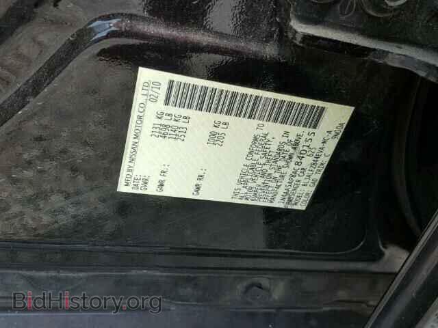 2010 NISSAN MAXIMA - VIN: 1N4AA5AP8AC840155 - Фото 10