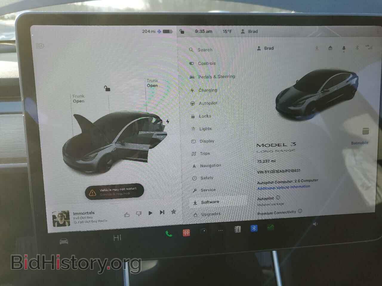 2018 TESLA MODEL 3 - VIN: 5YJ3E1EA9JF018831 - Фото 9