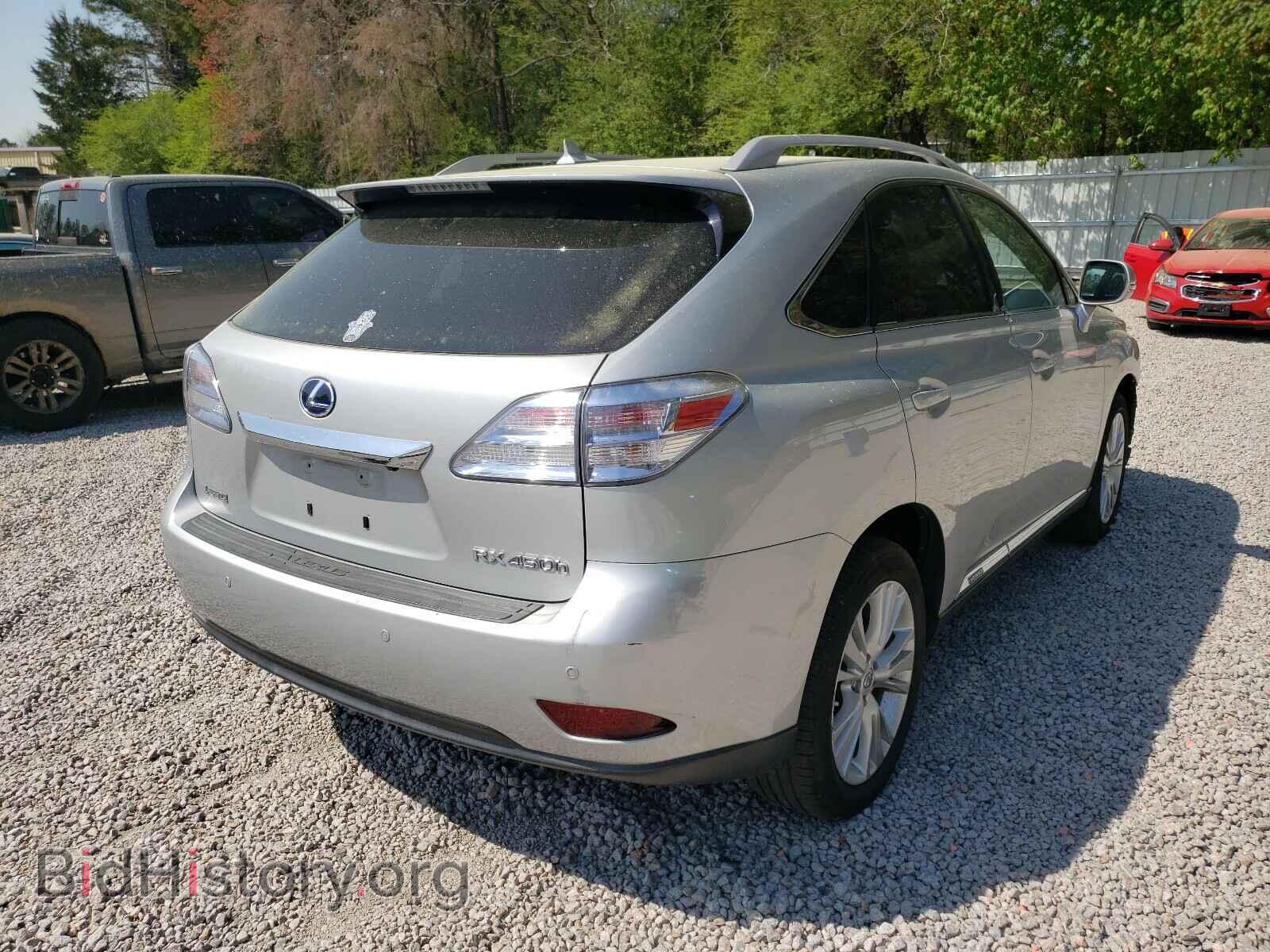 2012 LEXUS RX450 - VIN: JTJBC1BA8C2435950 - Фото 4