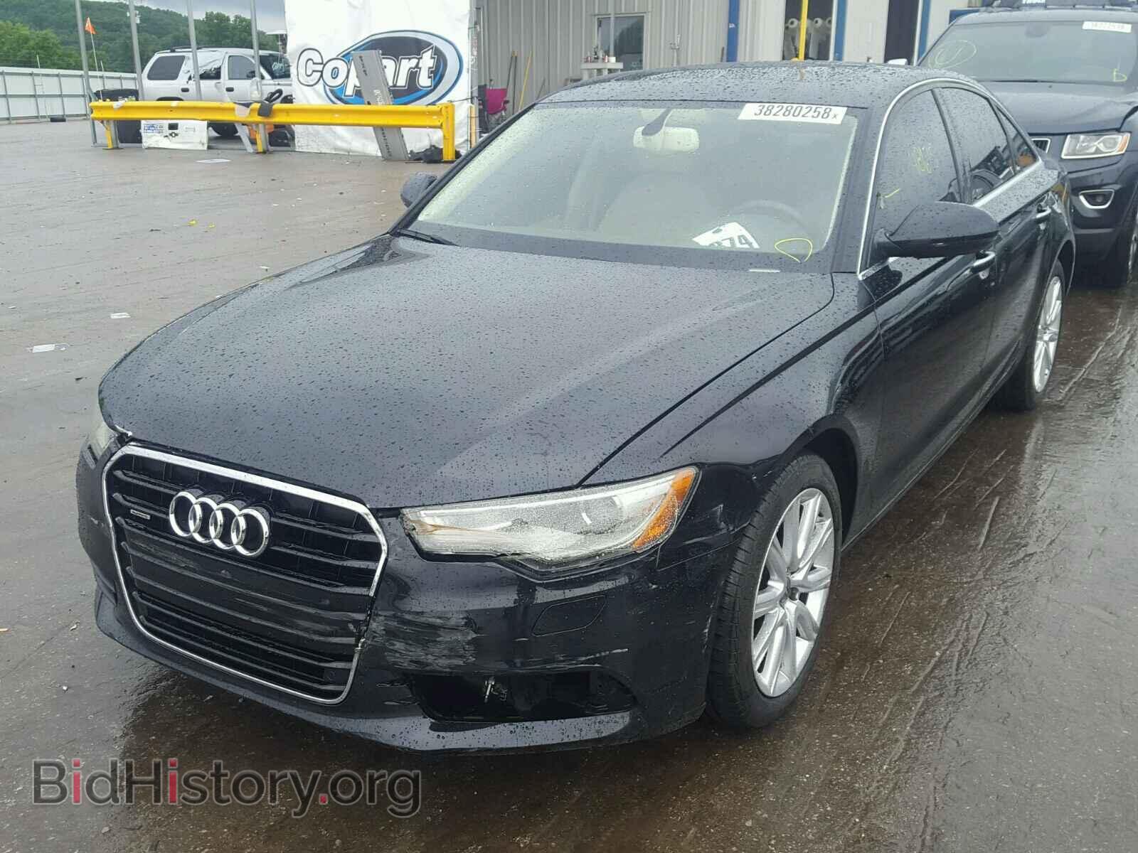 2014 AUDI A6 - VIN: WAUGFAFC4EN067647 - Фото 2