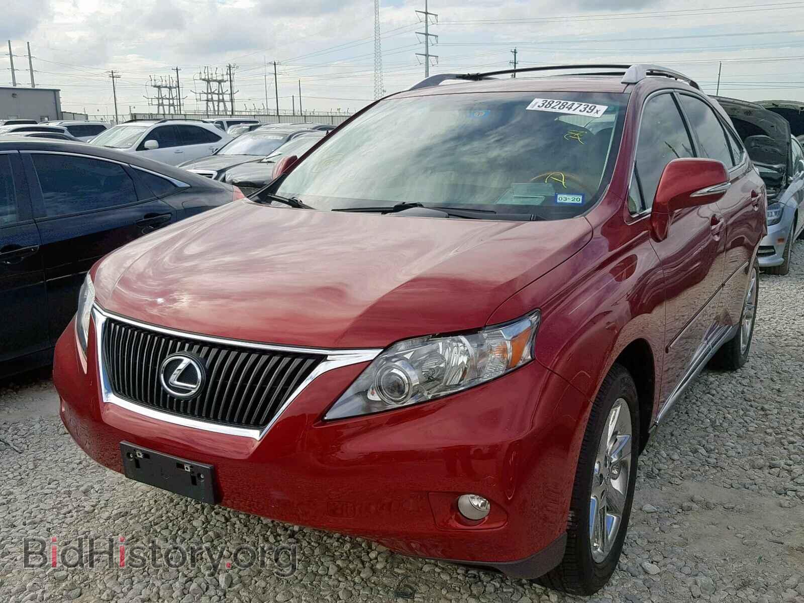 2012 LEXUS RX 350 - VIN: 2T2BK1BA1CC147187 - Фото 2