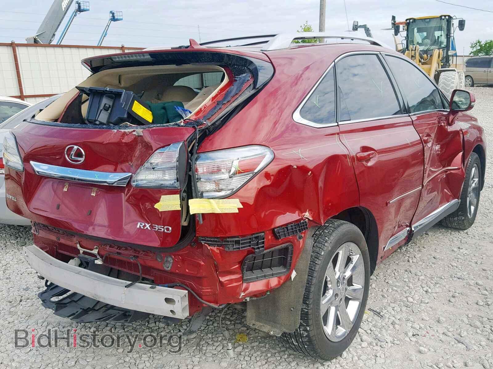 2012 LEXUS RX 350 - VIN: 2T2BK1BA1CC147187 - Фото 4