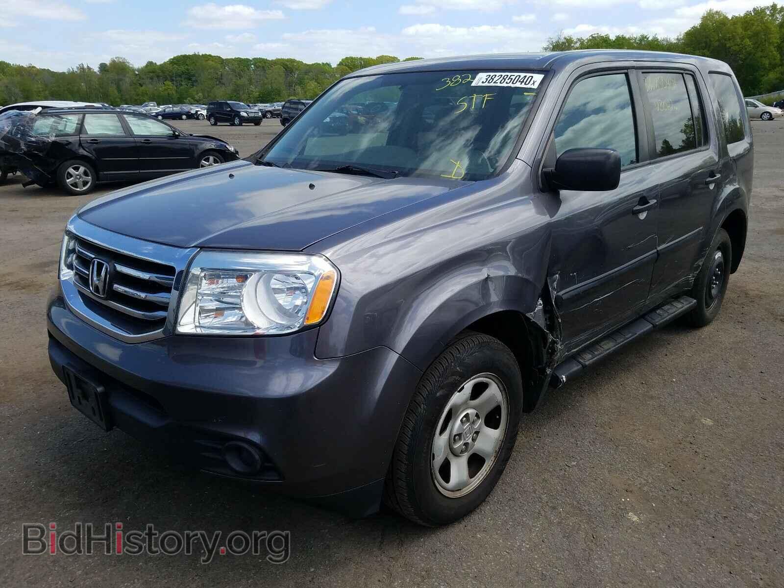 2014 HONDA PILOT - VIN: 5FNYF4H22EB018149 - Фото 2