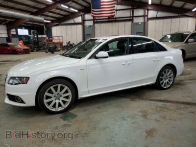 2012 Audi A4 A4 Premium, белый — VIN WAUFFAFL4CN001446, Copart