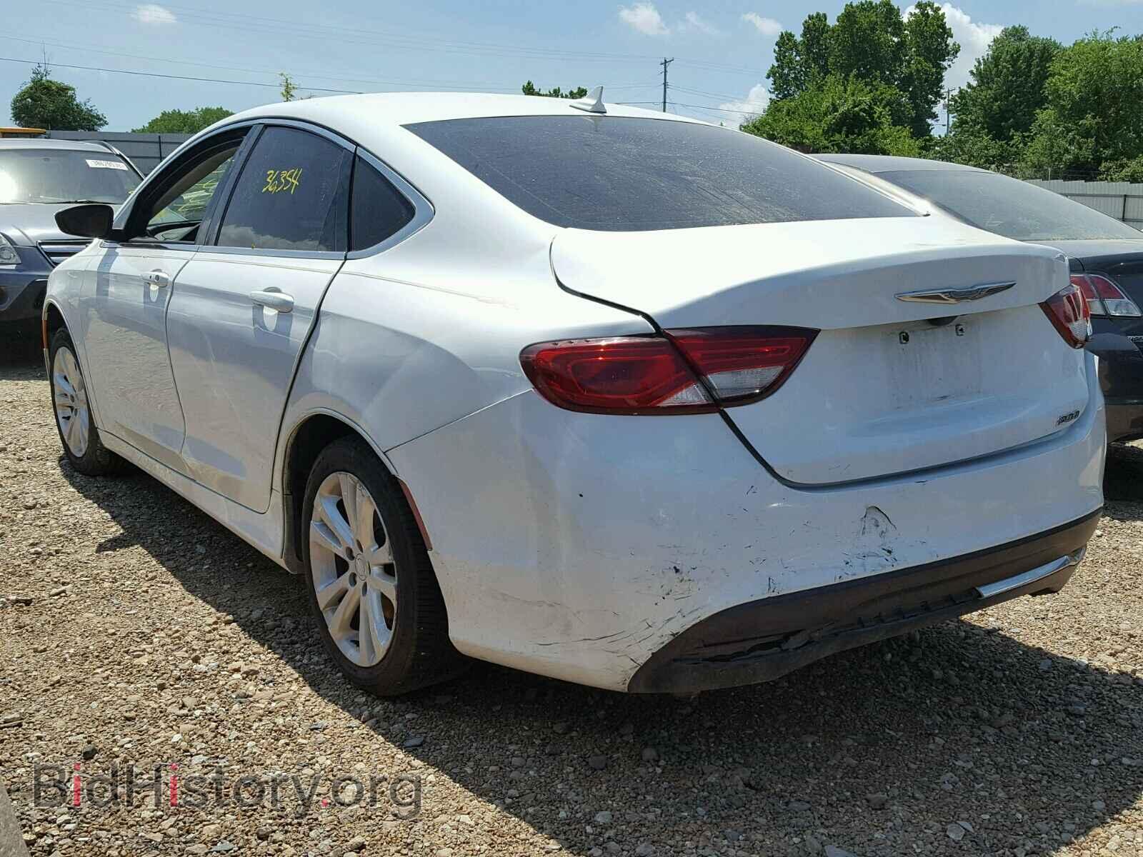 2016 CHRYSLER 200 - VIN: 1C3CCCAB3GN168464 - Фото 3