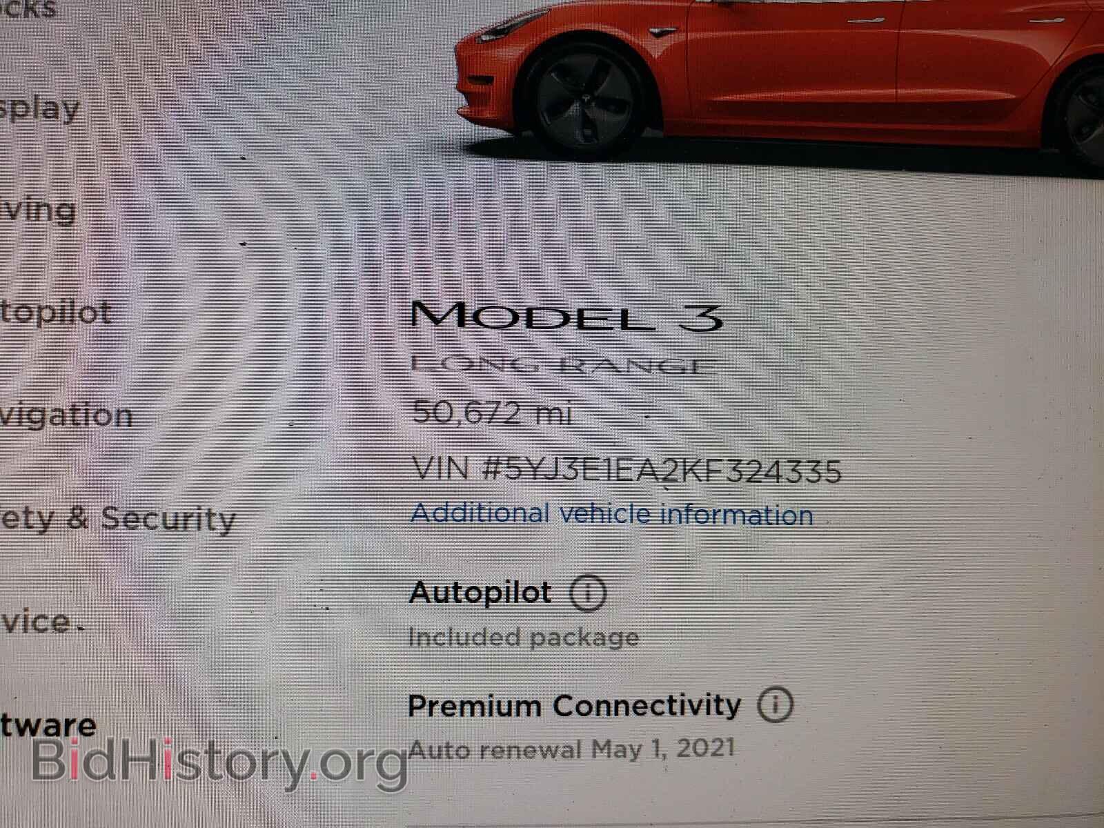2019 TESLA MODEL 3 - VIN: 5YJ3E1EA2KF324335 - Photo 8