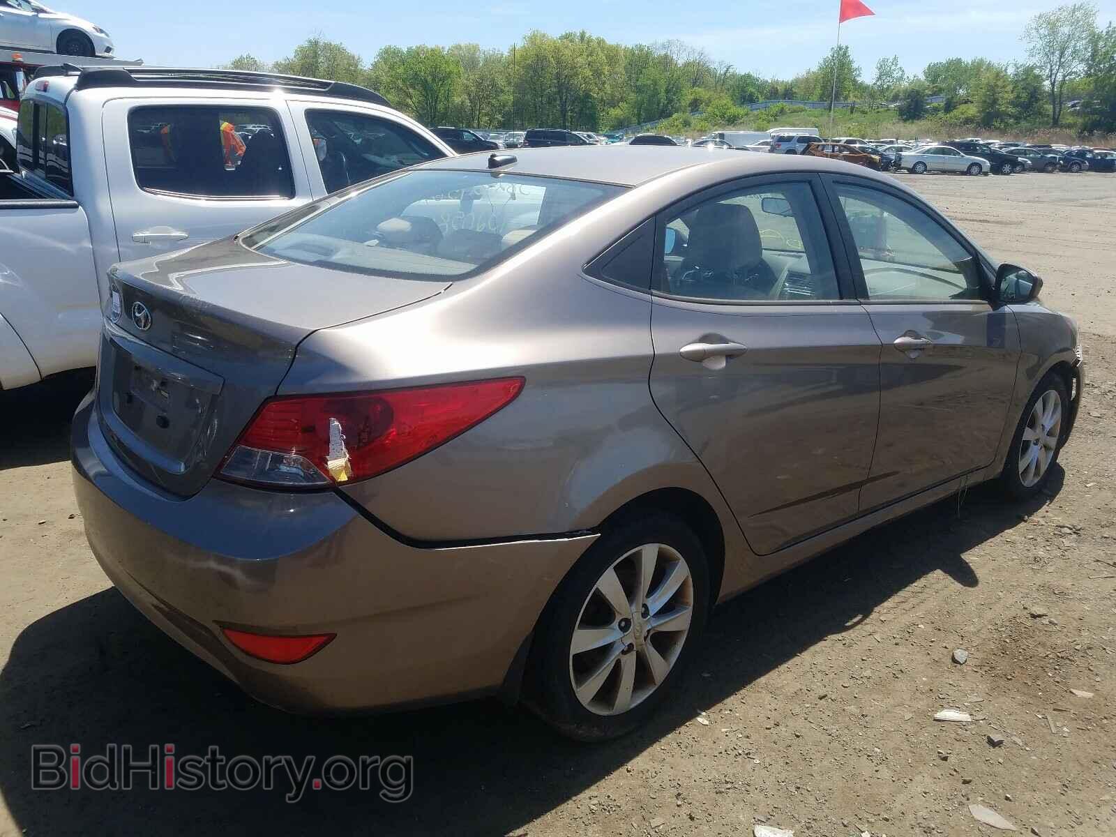 2013 HYUNDAI ACCENT - VIN: KMHCU4AE2DU294286 - Фото 4