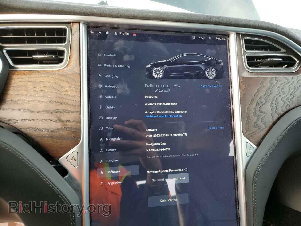 2017 TESLA MODEL S - VIN: 5YJSA1E26HF193998 - Photo 9