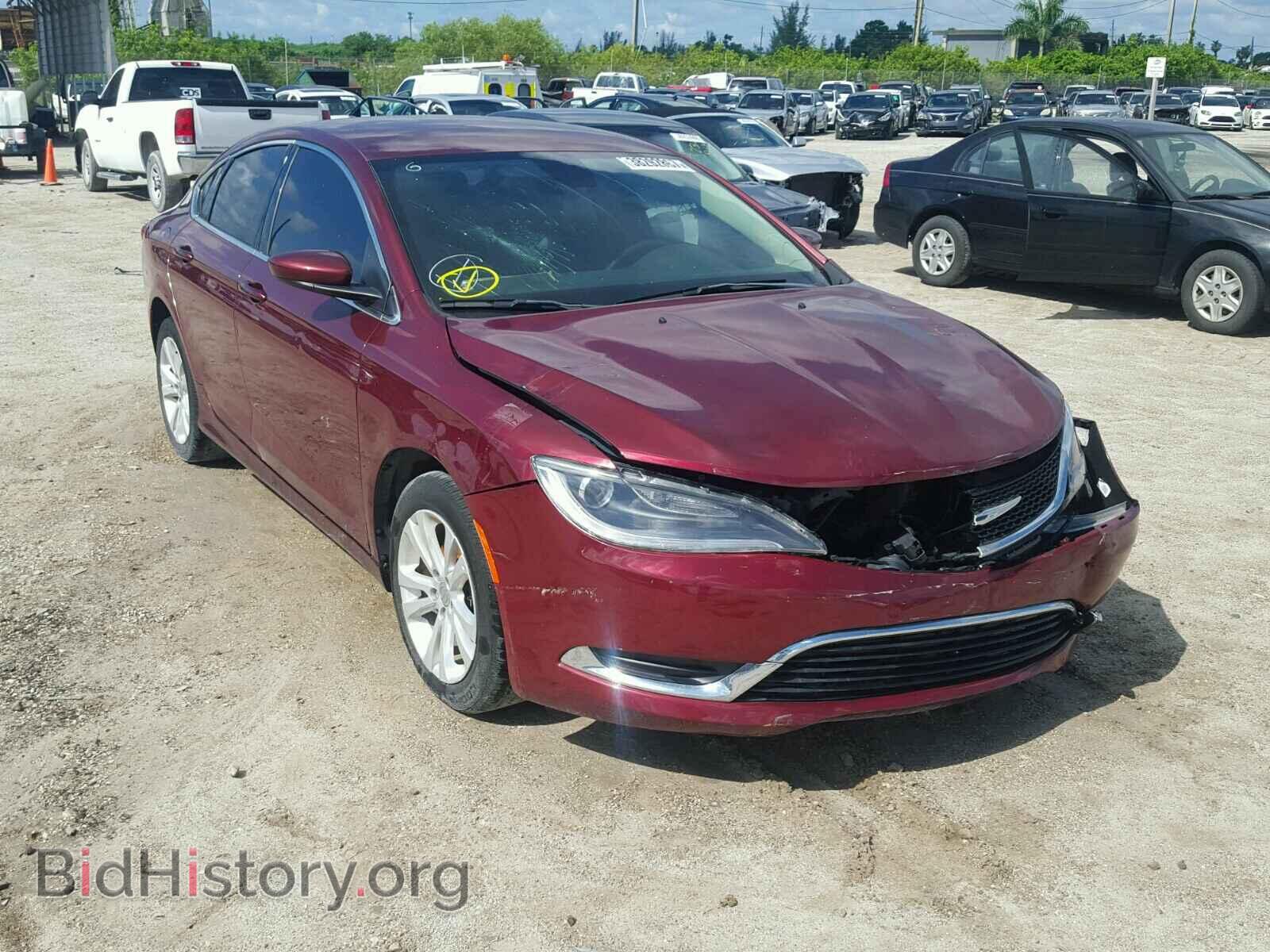 Фотография 1C3CCCAB4GN127423 - CHRYSLER 200 2016