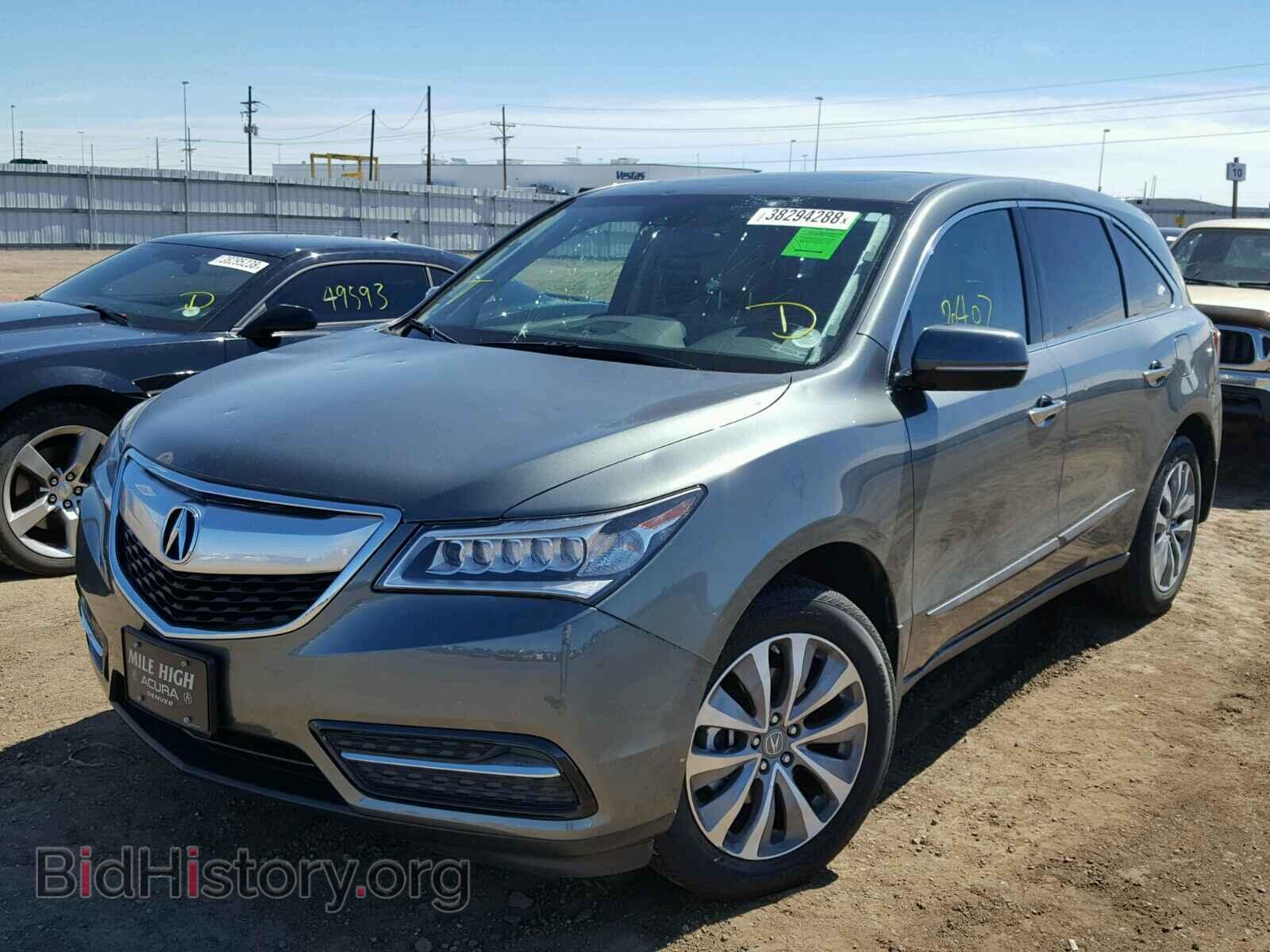 2014 ACURA MDX - VIN: 5FRYD4H42EB027181 - Фото 2