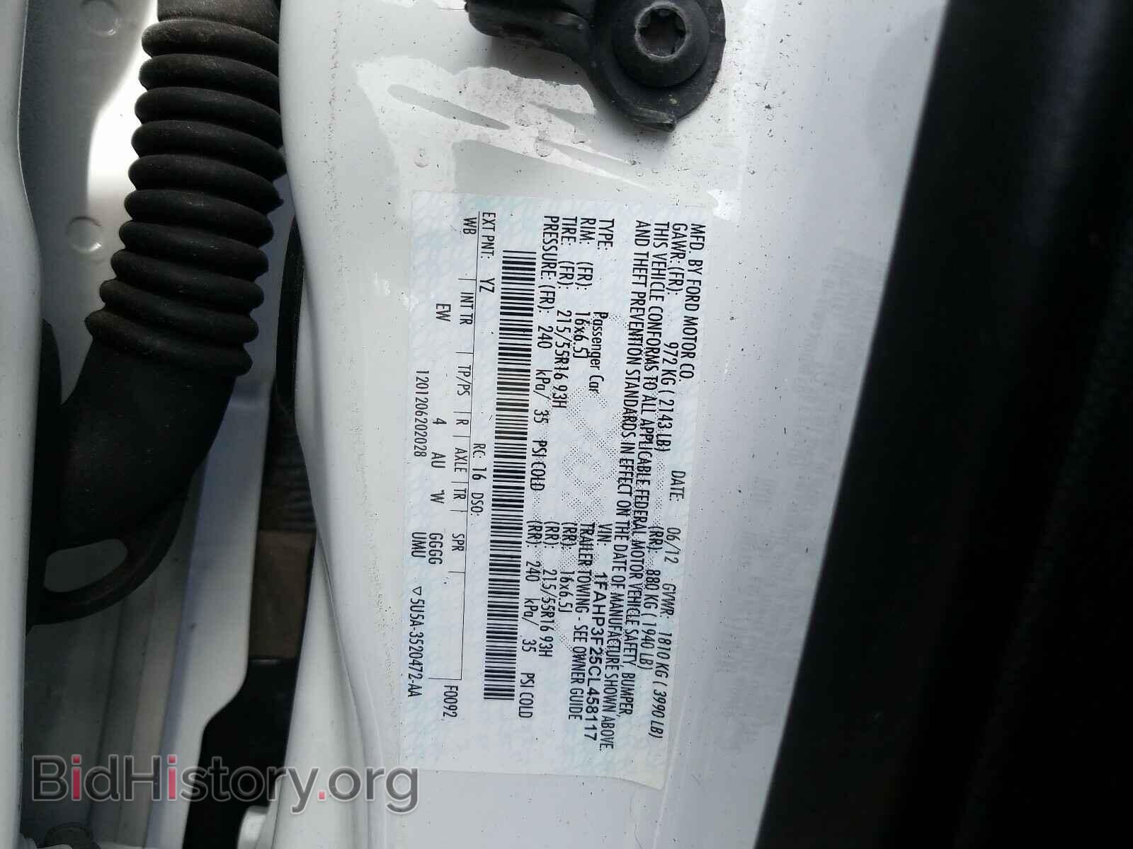 2012 FORD FOCUS - VIN: 1FAHP3F25CL458117 - Photo 10