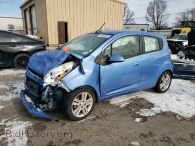 2015 Chevrolet SPARK 1LT, blue — VIN KL8CD6S98FC761374, Copart