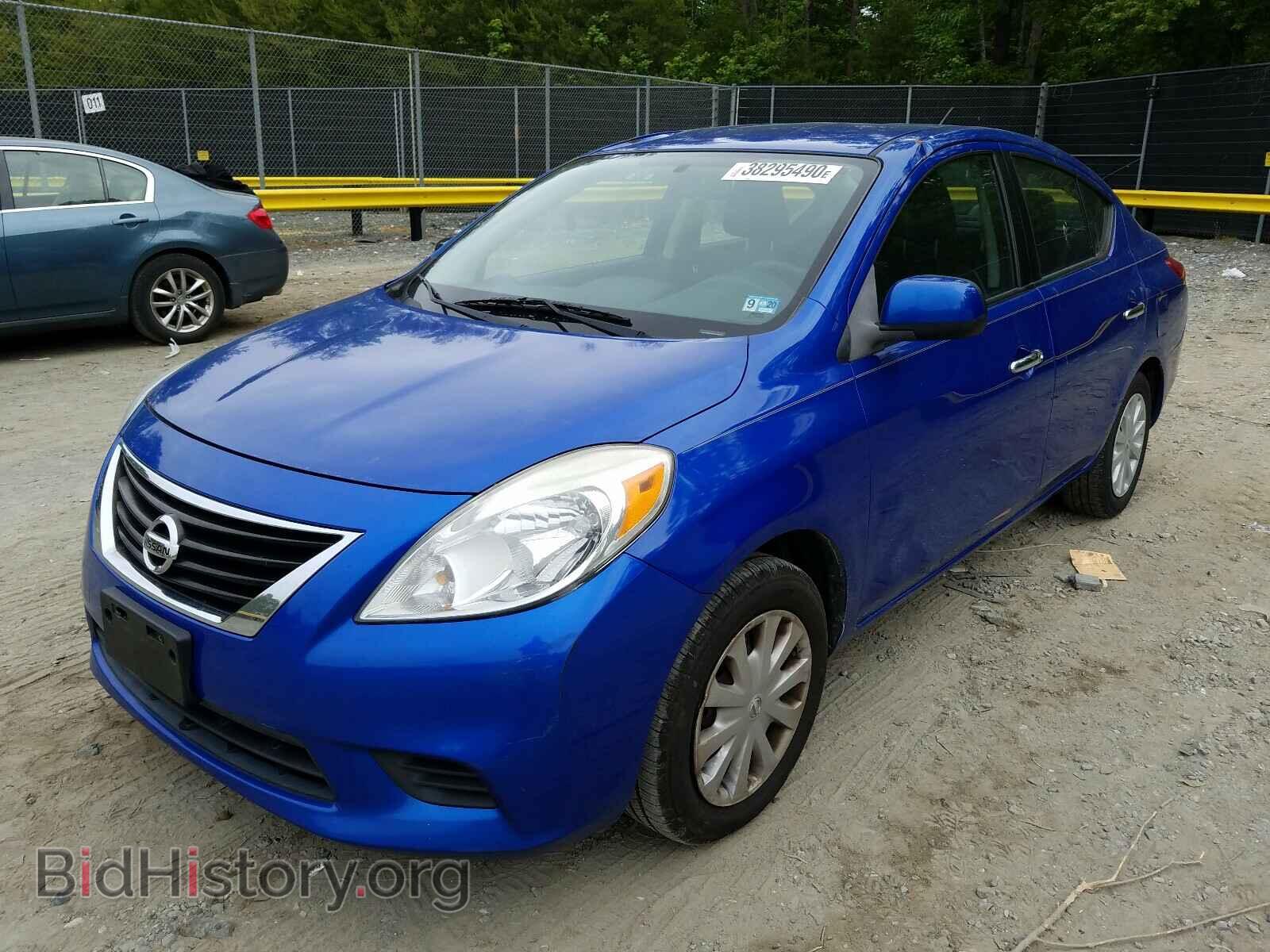 2012 NISSAN VERSA - VIN: 3N1CN7AP7CL856215 - Фото 2