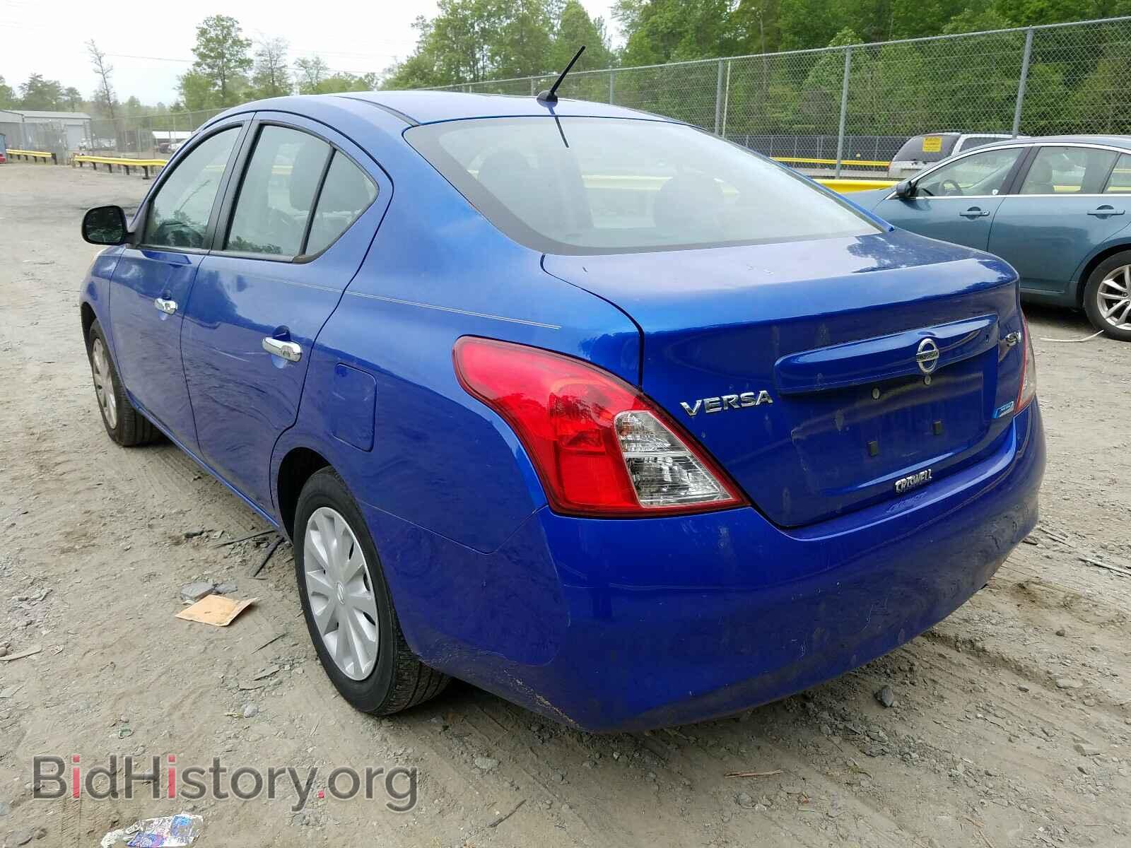 2012 NISSAN VERSA - VIN: 3N1CN7AP7CL856215 - Фото 3